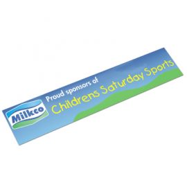 The Trends Collection AD Labels 250 x 50 are a standard sized permanent vinyl adhesive labels.  Available in Clear or White and includes full colour printing the price.  UV resistant.