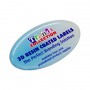 The Trends Collection Resin Coated Labels 74 x 43 Oval are resin coated adhesive labels suitable for permanent branding.  In 4 colours.  Branded Labels.