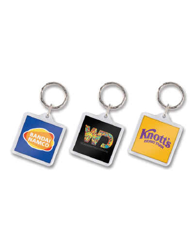 The Trends Collection Square Lens Key Ring is our most popular style of key ring.  Full colour printing included in price.  Can be numbered at additional cost.