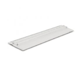 The Trends Magnifying Ruler is a 15cm ruler with magnifying bar.  Available in Clear.  Can be branded with your logo - Great promotional product. 
