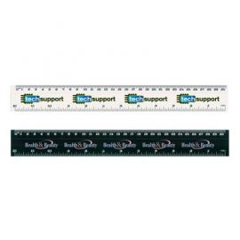 The Trends Flip Ruler is a conventional plastic ruler with cm and inches.  Can be flipped on bottom edge and easily picked up.  In 2 colours.  Click here for other stationery options