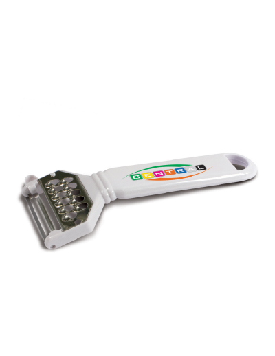 100557 Trends Vegetable Peeler - Promotrenz Trends Vegetable Peeler also incorporates a grater. Available in White. Branded on a large branding area. Full colour branding available.