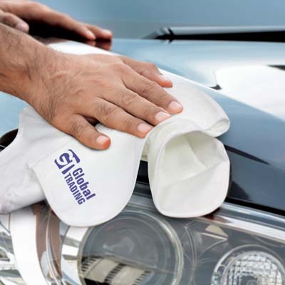 The Trends Polishing Cloth is an absorbant polishing, cleaning or dust cloth.  White.  Great polishing promotional products.