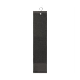 The Trends Collection Golf Towel is a pre-folded cotton golf towel.  Has an eyelet and clip to attach to golf bags and carts.  Available in 3 colours.  Great golf promotional product.