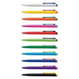 The Trends Collection Dart Pen is a retractable plastic ball pen.  Mix n match on barrel and clip colour.  121 colour combos.  Great promotional product.