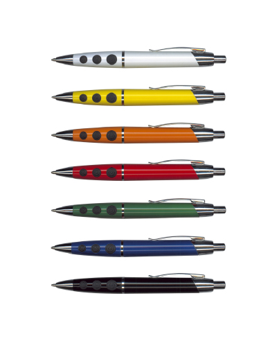 101394 Trends Collection Hilton Pen The Trends Collection Hilton Pen is a retractable plastic and metal ball pen. It is available in 8 colours. Blue ink available. Can be branded with your logo.