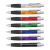 The Trends Matrix Pen is a retractable plastic ball pen with soft rubber grip. 7 colours. Branded with your logo. Great promo product.