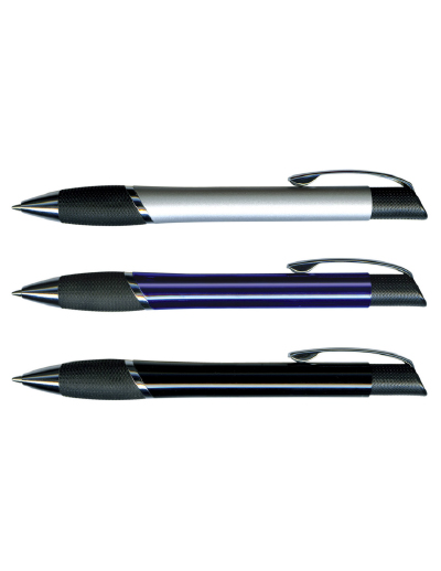 The Trends Collection Rio Pen is a retractable aluminium ball pen.  Laser engraving or pad print branding.  Great branded promotional pen.  3 colours.