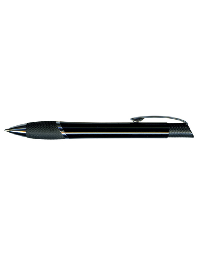 The Trends Collection Diplomat Pen is a retractable barrel ball pen.  Available in Silver, Blue & Black.  Great branded metal promotional pen.