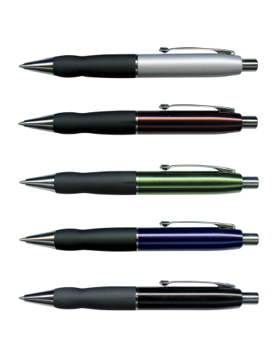 102101 Trends Collection Turbo Pen The Trends Collection Turbo Pen is a retractable brass barrel ball pen. Laser engraves to a brass colour. 3 colours. Great branded promotional metal pen.