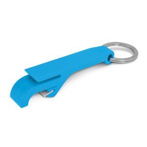 The Trends Collection Snappy Bottle Opener Key Ring is a compact plastic opener on a key ring. In 9 colours. Great branded promotional product.
