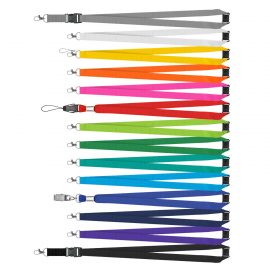 The Trends Collection Custom Printed Lanyards are available in 12 colours with 7 optional attachments.  Great branded promotional or event product.