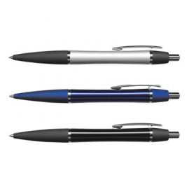 The Trends Rio Pen is a retractable aluminium ball pen.  Laser engraving or pad print branding.  Great branded promotional pen.  3 colours.
