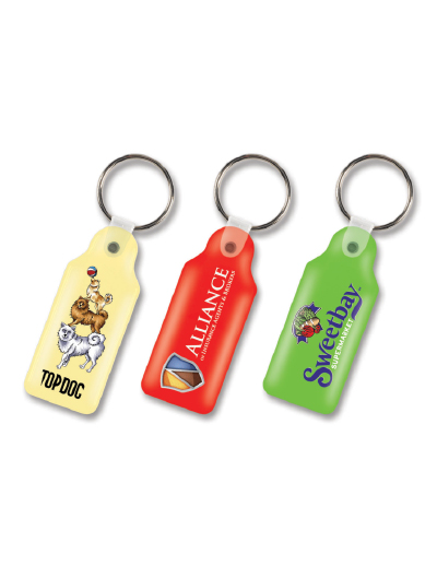 104336 Trends Rectangle Flexi Resin Key Ring The Trends Rectangle Flexi Resin Key Ring is a flexible key ring with durable resin coated finish. Great branded promotional product.
