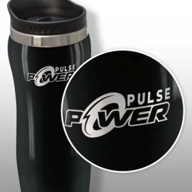 The Trends Columbia Thermal Mug is a 400ml thermal mug.  In White, Black and Silver.  Great branded promotional thermal drinkware.