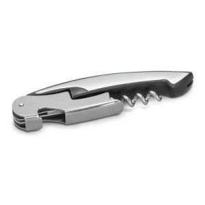 The Trends Classic Wine Waiters Knife is a smart wine waiters knife complete with corkscrew, bottle opener & foil cutter. Great branded promotional product.