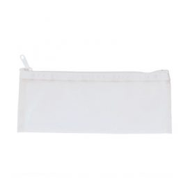 The Trends Pencil Case is a frosted finish pencil case.  In Clear.  Great branded school promotional product.  Great for all ages.