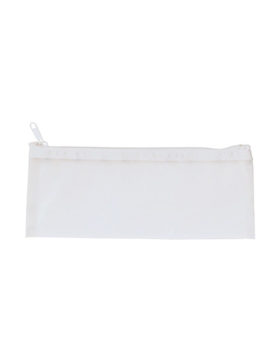 104759 Trends Pencil Case Clear - Promotrenz The Trends Pencil Case is a frosted finish pencil case. In Clear. Great branded school promotional product. Great for all ages.