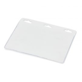 The Trends Clear Vinyl ID Holder holds a 102mm x 72mm insert card.  Card can be provided and can be printed on.  Great branded practical event product.
