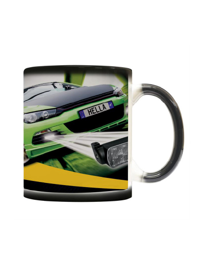 The Trends Collection Chameleon Coffee Mug is a 300ml thermochromic coffee mug.  Sublimation printing available.  Great branded novelty promotional product.
