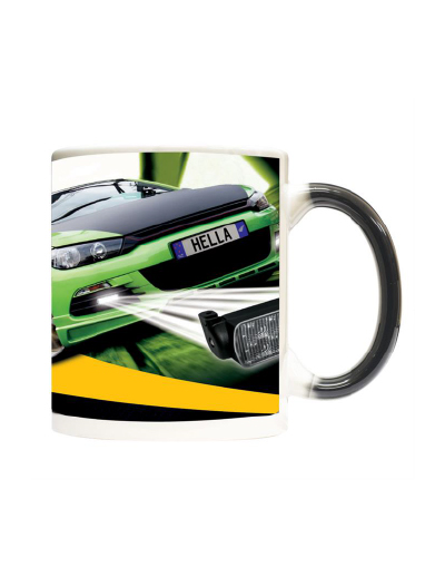 The Trends Collection Chameleon Coffee Mug is a 300ml thermochromic coffee mug.  Sublimation printing available.  Great branded novelty promotional product.
