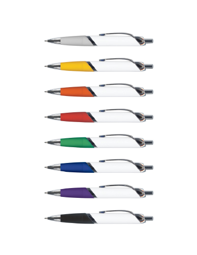 105261 Trends Collection Avenger Pen The Trends Collection Avenger Pen is a retractable plastic & metal ball pen with a soft touch rubber grip. Full colour printing. Great promo pen product.