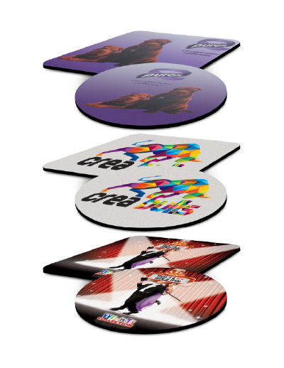 The Trends Collection Precision Mouse Mat has a non slip rubberised underside with micro fibre surface.  2 shapes.  Great branded technology promo products.