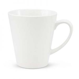 The Trends Latte Coffee Mug is a 300ml latte style ceramic coffee mug.  Sublimation printing.  Great branded hospitality or drink ware promotional product.