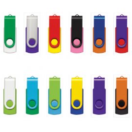 The Trends Collection Helix USB Flash Drive comes in sizes from 2gb to 16gb.  Lots of colours to choose from for your logo.  Great promotional product for your business.