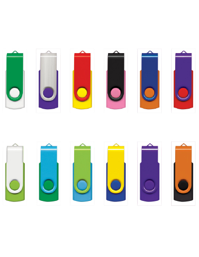 The Trends Collection Helix USB Flash Drive comes in sizes from 2gb to 16gb.  Lots of colours to choose from for your logo.  Great promotional product for your business.
