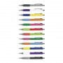 The Trends Collection Ace pen is a retractable plastic ball pen with a soft touch lacquered grip. Mix n Match .  Great branded promotional pen product.