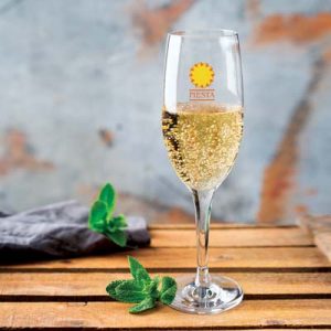 105635 TRENDS Champagne Flute The Trends Champagne Flute is a 170ml glass flute. Great branded promotional glassware product for hospitality & corporate gifts.