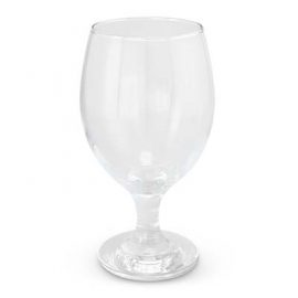 The Trends Maldive Beer Glass is a stylish 355ml stemmed beer glass.  Branded 3 ways.  Great branded glassware promo product for hospitality & gifts.