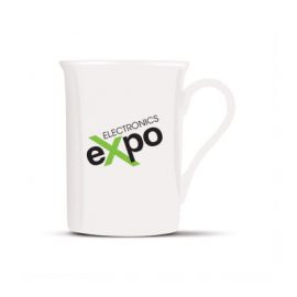 The Trends Pandora Bone China Coffee Mug is a high quality 300ml fine bone china coffee mug.  Great branded promotional coffee mug for hospitality or gifts.
