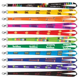 The Trends Collection Colour Max Lanyard is a lanyard that includes full colour printing on both sides.  Optional safety clip.  Great branded promotional practical product.
