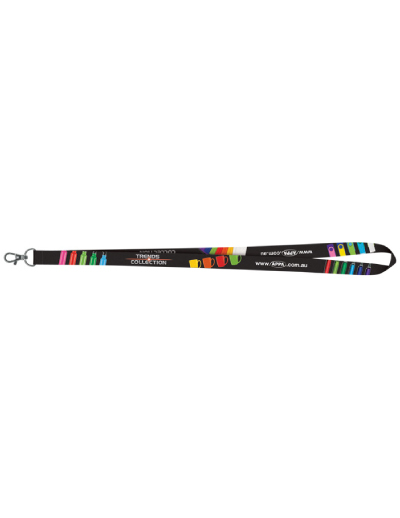 The Trends Collection Colour Max Lanyard is a lanyard that includes full colour printing on both sides.  Optional safety clip.  Great branded promotional practical product.