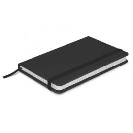 The Trends Alpha NoteBook is a luxury 80 lined page hard cover note book.  3 colours.  Great branded promotional stationery product