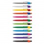 The Trends Collection Jedi Pen is a retractable plastic ball pen with high quality satin chrome metal clip.  Mix n Match.  144 colour combinations.  Great branded promotional pen.