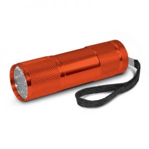 The Trends Nebula Torch is a good quality metal torch, 9 powerful LEDs. 6 colours. Great branded practical promotional torch product.