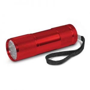 The Trends Nebula Torch is a good quality metal torch, 9 powerful LEDs. 6 colours. Great branded practical promotional torch product.