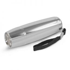 The Trends Solaris Torch is a premium quality metal torch with 9 LEDs. 4 colours available. Great branded promotional torch product.