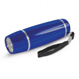 The Trends Solaris Torch is a premium quality metal torch with 9 LEDs. 4 colours available. Great branded promotional torch product.
