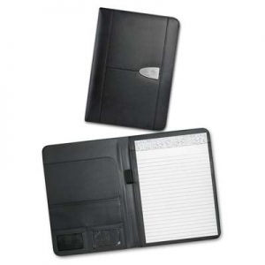 The Trends Sovrano Leather A4 Portfolio is a highest quality A4 size bonded leather luxury compendium. Great branded business promo product.