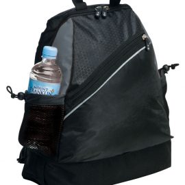 The Legend Life Jump Sling is a kid friendly sling.  In Black/Charcoal.  18 litres.  Branding available on front.  Great branded slings & bags.