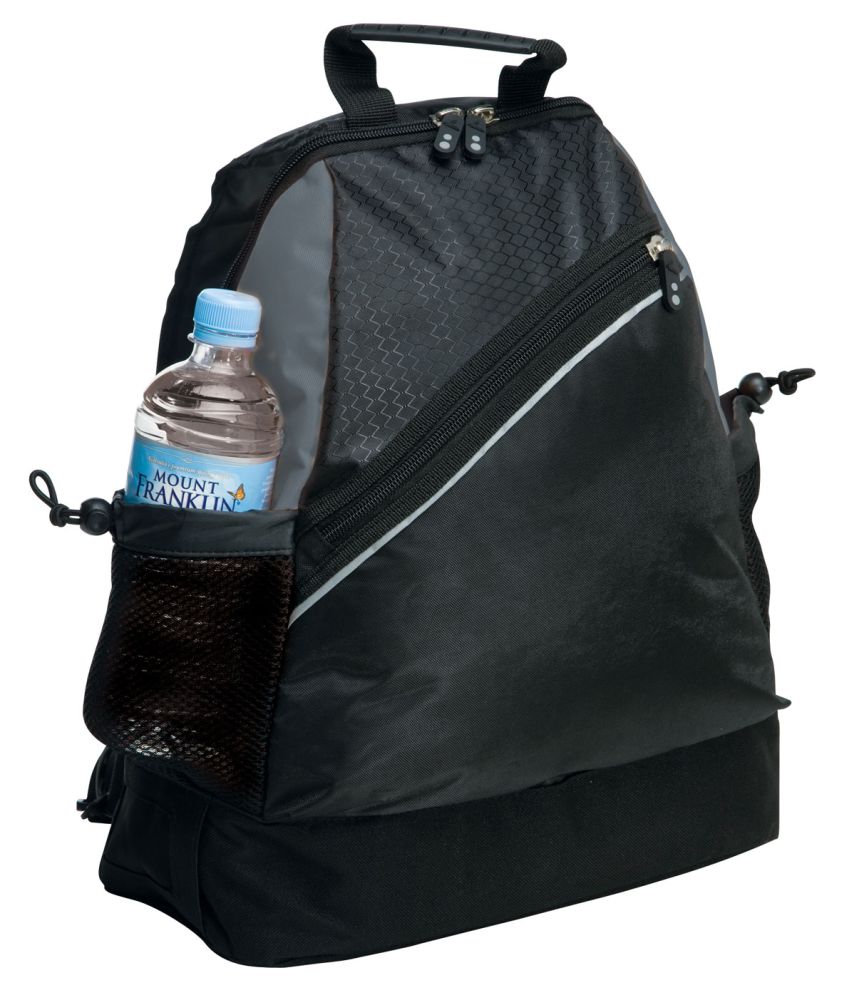 The Legend Life Jump Sling is a kid friendly sling.  In Black/Charcoal.  18 litres.  Branding available on front.  Great branded slings & bags.