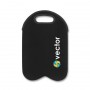 The Trends Collection Double Wine Cooler Bag is a neoprene carry bag.  Carries 2 wine bottles.  In Black.  Great branded wine corporate promotional product.