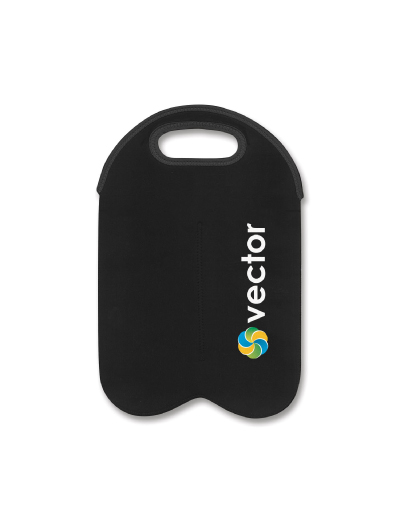 106334 Trends Collection Double Wine Cooler Bag - Promotrenz The Trends Collection Double Wine Cooler Bag is a neoprene carry bag. Carries 2 wine bottles. In Black. Great branded wine corporate promotional product.