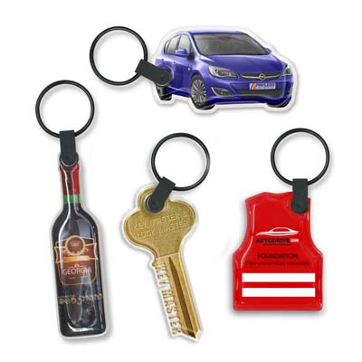 The Trends Star Flex Key Ring is a soft foam filled key ring.  Custom made.  Great branded custom promotional key ring product.