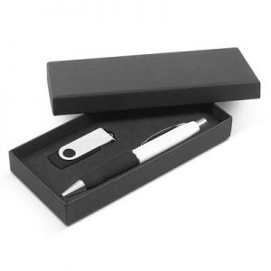 The Trends Turbo Gift Set is a stylish gift set with a pen and 4gb flash drive.  Mix n match.  Great branded promotional or corporate gift product.