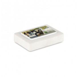 The Trends Collection Prism Eraser is a unique eraser printed full colour both sides.  In White.  Great branded stationary & school promotional products.